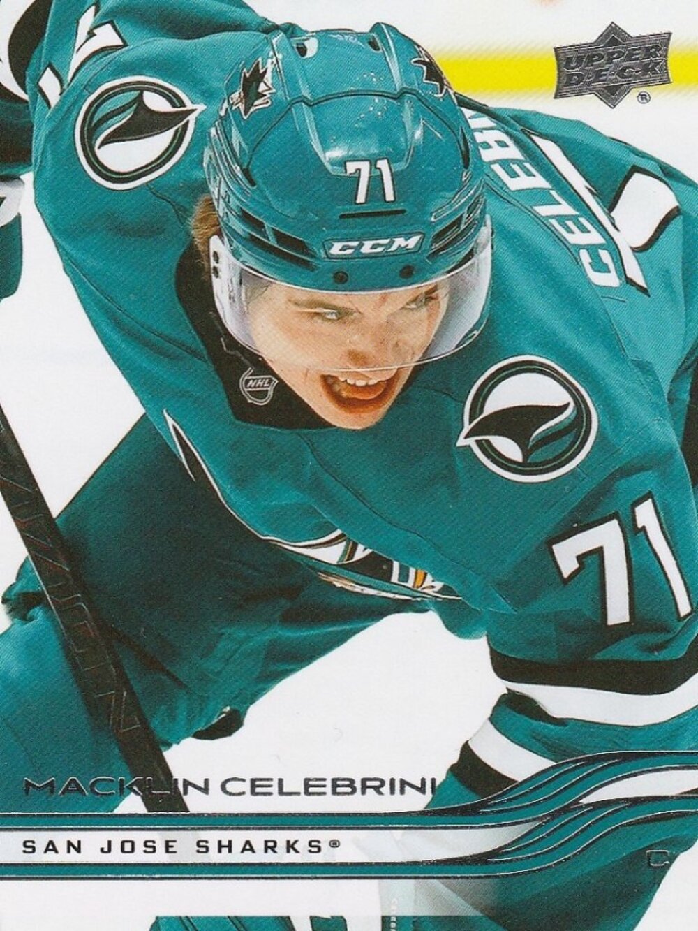 Macklin Celebrini Hockey Card